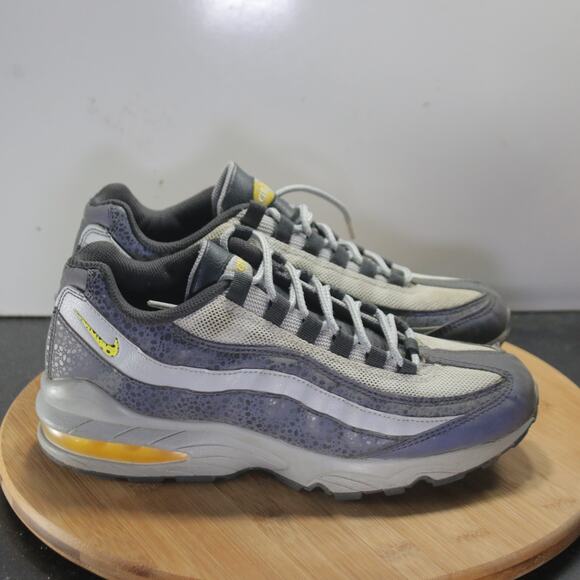 Nike Shoes - Nike Air Max 95 Sz 7youth=8.5 Womens 008506 White Gray Running Athletic Sneakers